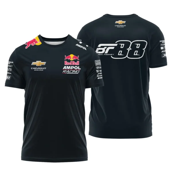 Broc Feeney Red Bull Ampol Racing Exclusive Logo T-shirt QTRB140525A3-TS