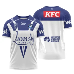 Canterbury-Bankstown Bulldogs NRL Exclusive Logo T-shirt QTVA050625NRL01CBY-TS