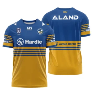 Parramatta Eels NRL Exclusive Logo T-shirt QTVA050625NRL01PAR-TS
