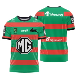 South Sydney Rabbitohs NRL Exclusive Logo T-shirt QTVA050625NRL01SOU-TS