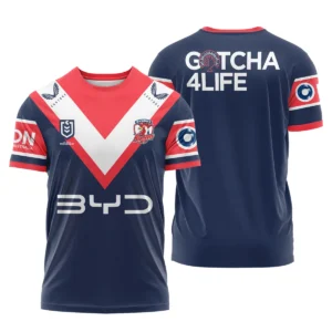 Sydney Roosters NRL Exclusive Logo T-shirt QTVA050625NRL01SYD-TS