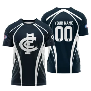 Carlton Blues AFL Exclusive Logo T-shirt QTVA250625AFL03CARL-TS