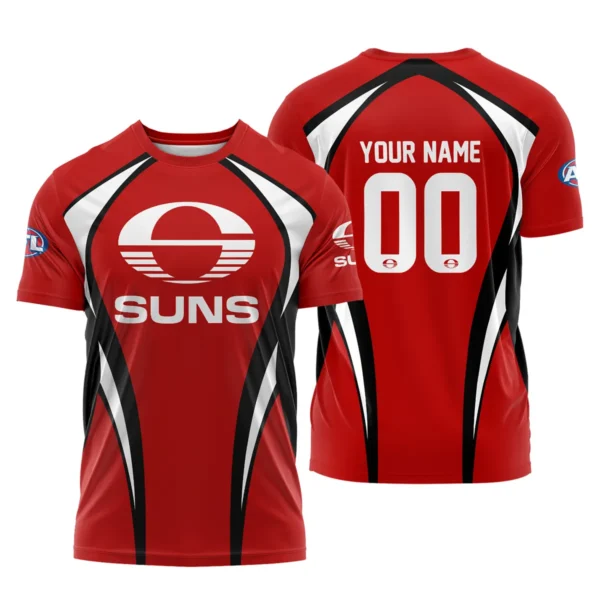 Gold Coast SUNS AFL Exclusive Logo T-shirt QTVA250625AFL03GCFC-TS