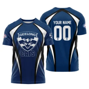 Geelong Cats AFL Exclusive Logo T-shirt QTVA250625AFL03GEEL-TS