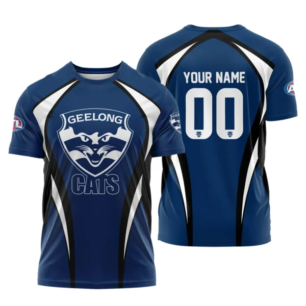 Geelong Cats AFL Exclusive Logo T-shirt QTVA250625AFL03GEEL-TS