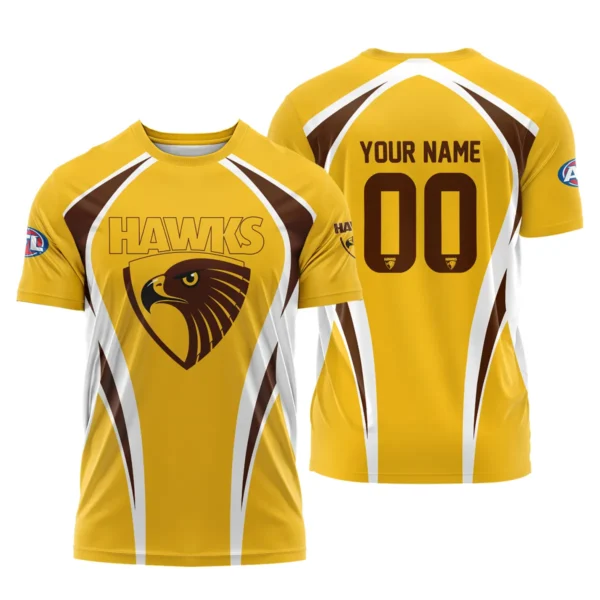 Hawthorn Hawks AFL Exclusive Logo T-shirt QTVA250625AFL03HAW-TS