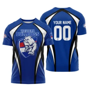 Western Bulldogs AFL Exclusive Logo T-shirt QTVA250625AFL03WB-TS