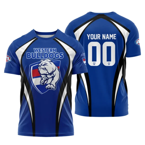 Western Bulldogs AFL Exclusive Logo T-shirt QTVA250625AFL03WB-TS