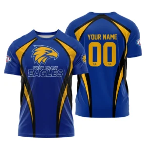 West Coast Eagles AFL Exclusive Logo T-shirt QTVA250625AFL03WCE-TS