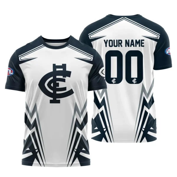 Carlton Blues AFL Exclusive Logo T-shirt QTVA270625AFL04CARL-TS