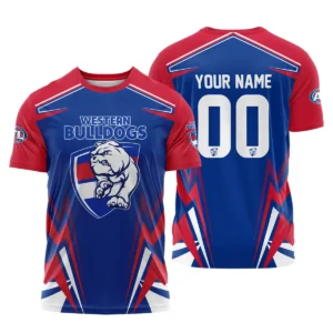 Western Bulldogs AFL Exclusive Logo T-shirt QTVA270625AFL04WB-TS