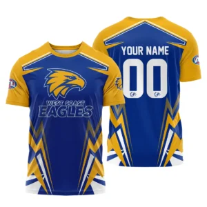 West Coast Eagles AFL Exclusive Logo T-shirt QTVA270625AFL04WCE-TS