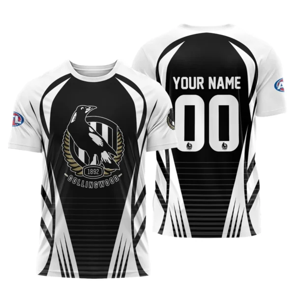 Collingwood Magpies AFL Exclusive Logo T-shirt QTVA280625AFL05COLL-TS