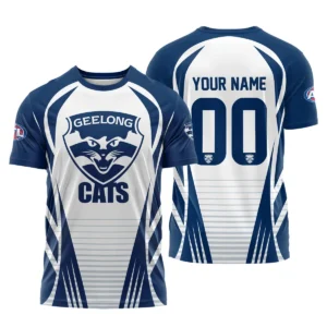 Geelong Cats AFL Exclusive Logo T-shirt QTVA280625AFL05GEEL-TS