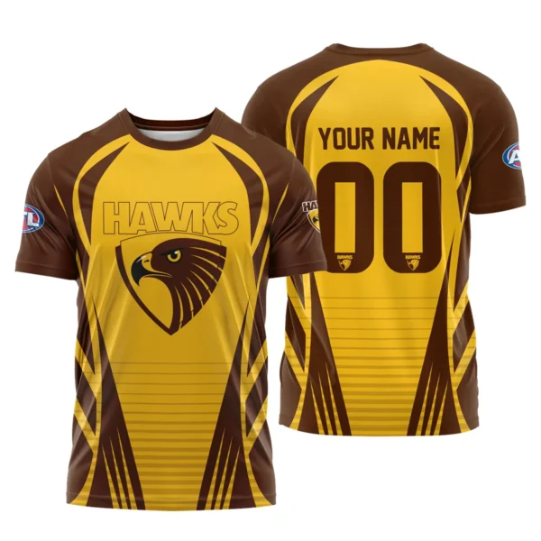 Hawthorn Hawks AFL Exclusive Logo T-shirt QTVA280625AFL05HAW-TS