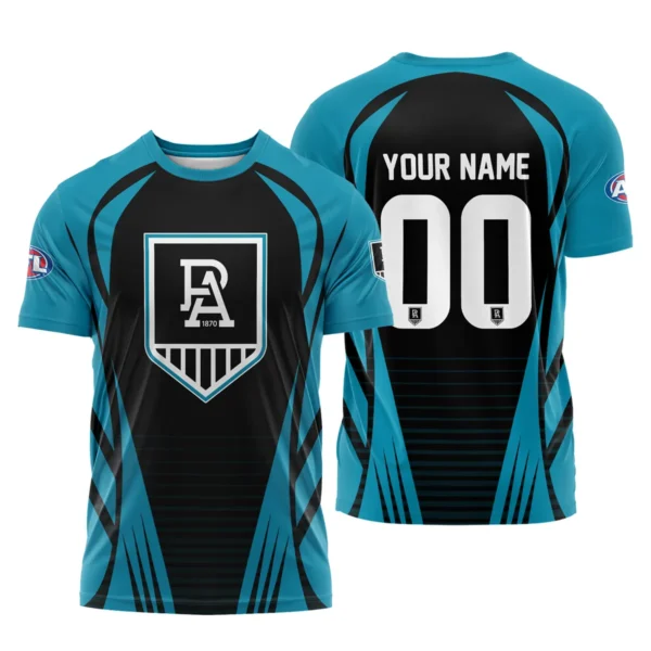 Port Adelaide Power AFL Exclusive Logo T-shirt QTVA280625AFL05PORT-TS