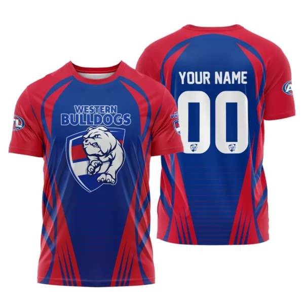 Western Bulldogs AFL Exclusive Logo T-shirt QTVA280625AFL05WB-TS