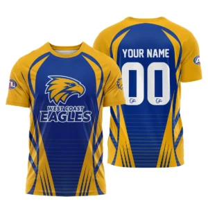 West Coast Eagles AFL Exclusive Logo T-shirt QTVA280625AFL05WCE-TS