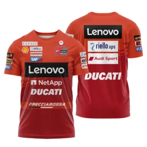 Ducati Lenovo Team Exclusive Logo T-shirt QTVAGP060625A2DUC-TS