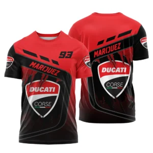 Marc Márquez Ducati Lenovo Team Exclusive Logo T-shirt QTVAGP060625A6DUC-TS