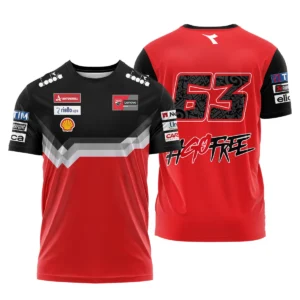 Francesco Bagnaia Ducati Lenovo Team Exclusive Logo T-shirt QTVAGP110625A13DUC-TS