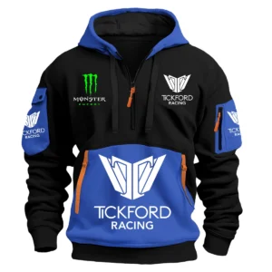 Monster Castrol Racing 2025 Supercars Championship Exclusive Logo Hoodie Half Zipper HOSPC120625A01TFHDF - Blue
