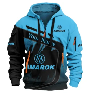 Volkswagen Amarok Ute Exclusive Logo Hoodie Half Zipper QTVA170625UTE01VA - Blue