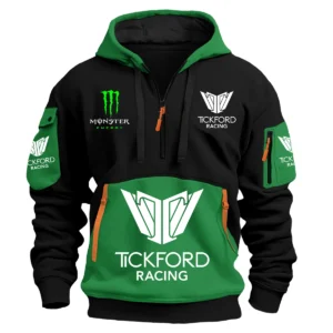 Monster Castrol Racing 2025 Supercars Championship Exclusive Logo Hoodie Half Zipper HOSPC120625A01TFHDF - Green