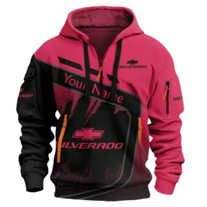 Chevrolet Silverado Ute Exclusive Logo Hoodie Half Zipper QTVA170625UTE01CS - Maroon
