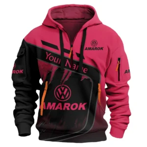 Volkswagen Amarok Ute Exclusive Logo Hoodie Half Zipper QTVA170625UTE01VA - Maroon