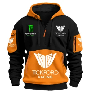Monster Castrol Racing 2025 Supercars Championship Exclusive Logo Hoodie Half Zipper HOSPC120625A01TFHDF - Orange