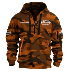 Pagani Exclusive Logo Hoodie Half Zipper Car QTCAR180605A1PAG - Orange