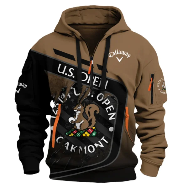Callaway 125th U.S. Open Exclusive Logo Hoodie Half Zipper QTUSG110625A5CLW-HDF - Image 2