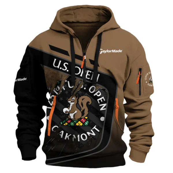 TaylorMade 125th U.S. Open Exclusive Logo Hoodie Half Zipper QTUSG110625A5TM-HDF - Image 2