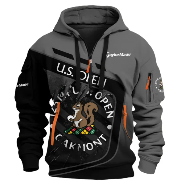 TaylorMade 125th U.S. Open Exclusive Logo Hoodie Half Zipper QTUSG110625A6TM-HDF - Image 2