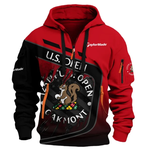 TaylorMade 125th U.S. Open Exclusive Logo Hoodie Half Zipper QTUSG110625A7TM-HDF - Image 2