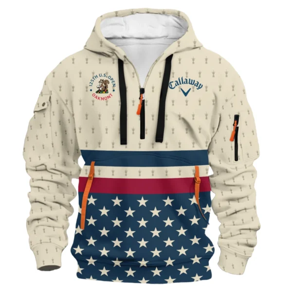 Callaway 125th U.S. Open Exclusive Logo Hoodie Half Zipper QTUSG120625A2CLW-HDF - Image 2