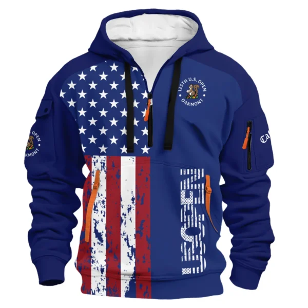 Callaway 125th U.S. Open Exclusive Logo Hoodie Half Zipper QTUSG120625A3CLW-HDF - Image 2