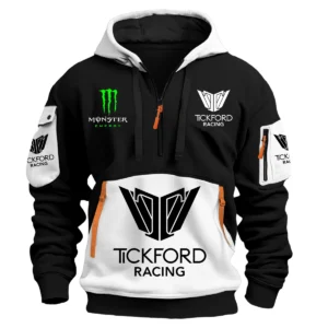 Monster Castrol Racing 2025 Supercars Championship Exclusive Logo Hoodie Half Zipper HOSPC120625A01TFHDF - White