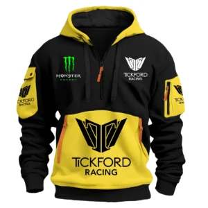 Monster Castrol Racing 2025 Supercars Championship Exclusive Logo Hoodie Half Zipper HOSPC120625A01TFHDF - Yellow