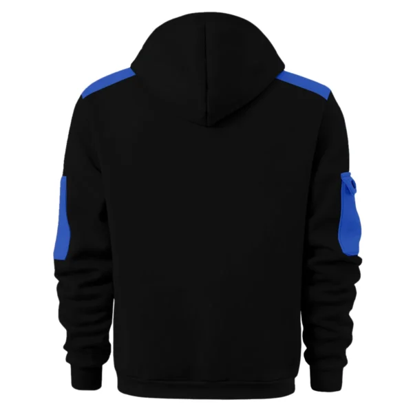 Ducati Motorcycles  Exclusive Logo Hoodie Half Zipper QTMT160525A3DUC - Blue - Image 2
