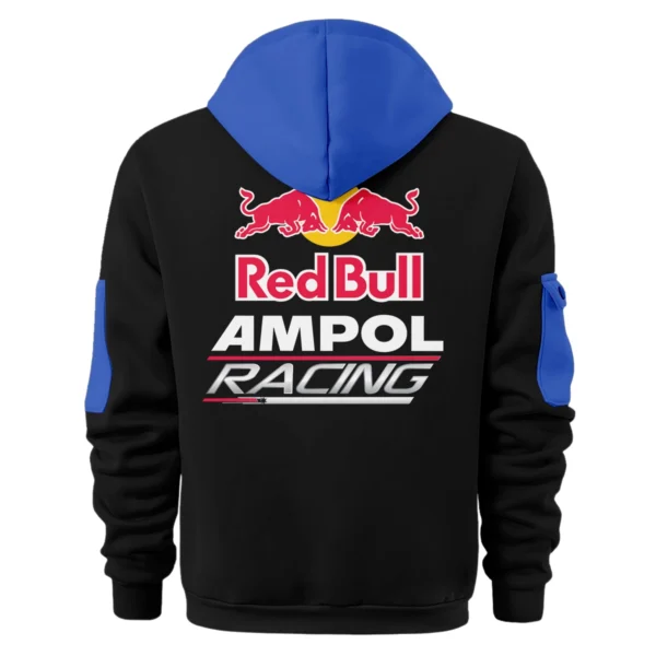 Red Bull Ampol Racing Team 2025 Supercars Championship Exclusive Logo Hoodie Half Zipper HOSPC120625A01RBHDF - Blue - Image 2