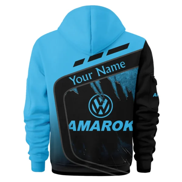 Volkswagen Amarok Ute Exclusive Logo Hoodie Half Zipper QTVA170625UTE01VA - Blue - Image 2