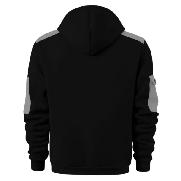 Ducati Motorcycles  Exclusive Logo Hoodie Half Zipper QTMT160525A3DUC - Gray - Image 2