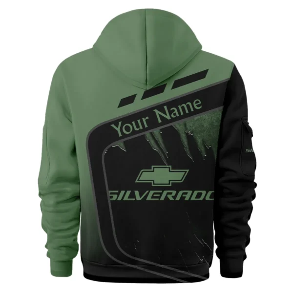 Chevrolet Silverado Ute Exclusive Logo Hoodie Half Zipper QTVA170625UTE01CS - Green - Image 2