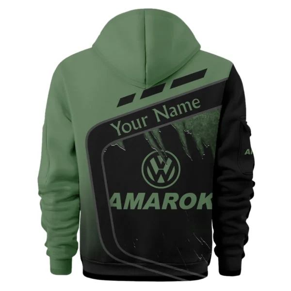 Volkswagen Amarok Ute Exclusive Logo Hoodie Half Zipper QTVA170625UTE01VA - Green - Image 2