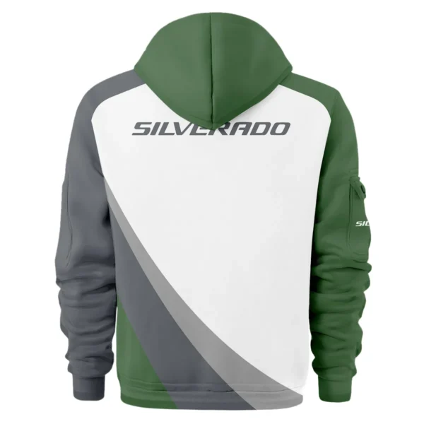 Chevrolet Silverado Ute Exclusive Logo Hoodie Half Zipper QTVA180625UTE02CS - Green - Image 3