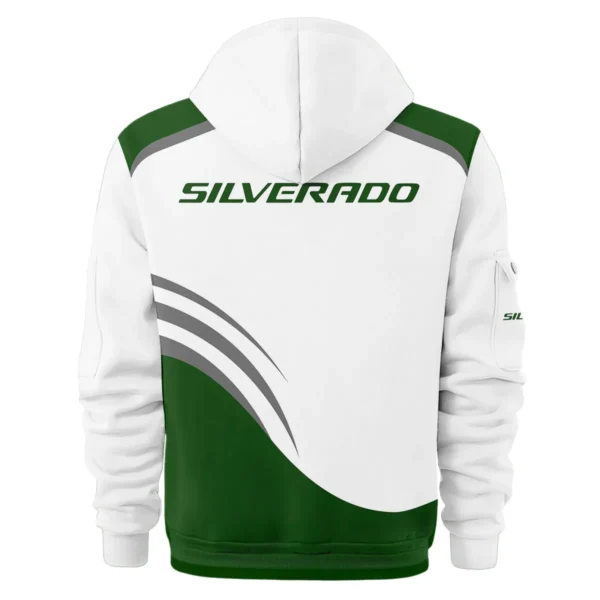 Chevrolet Silverado Ute Exclusive Logo Hoodie Half Zipper QTVA190625UTE03CS - Green - Image 3