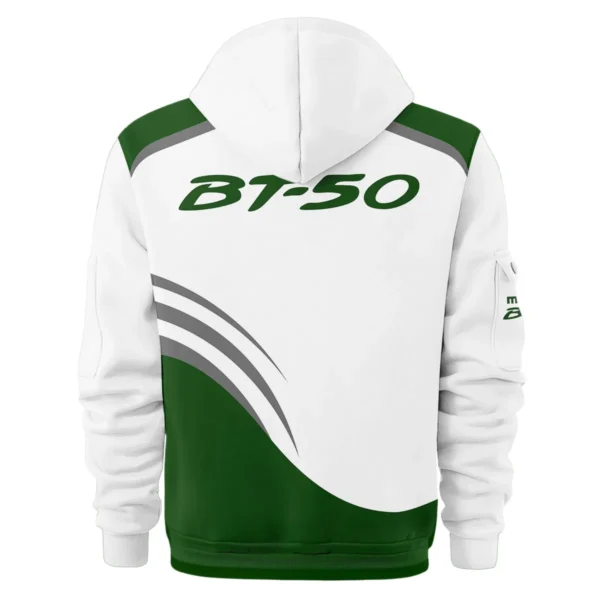 Mazda BT-50 Ute Exclusive Logo Hoodie Half Zipper QTVA190625UTE03MBT - Green - Image 3