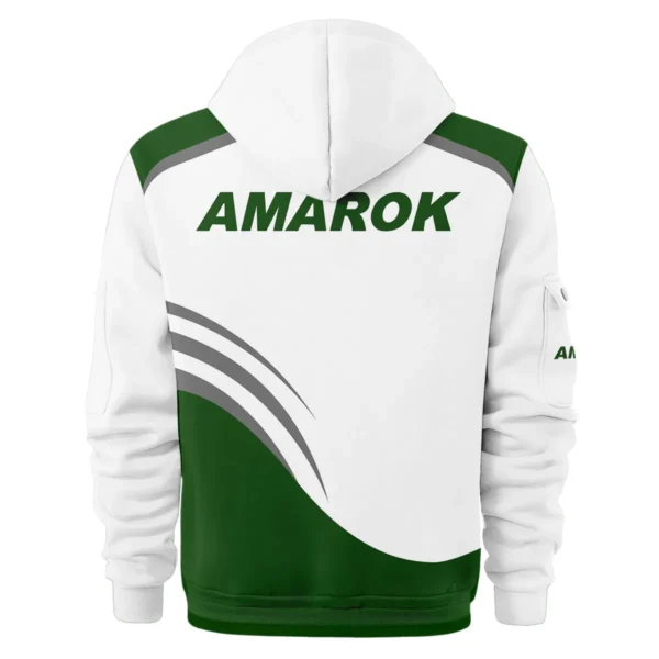 Volkswagen Amarok Ute Exclusive Logo Hoodie Half Zipper QTVA190625UTE03VA - Green - Image 3